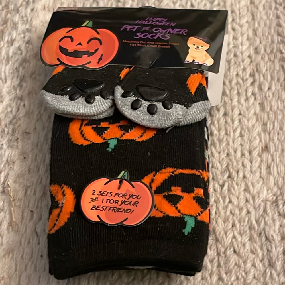 Pet & Owner Halloween Socks